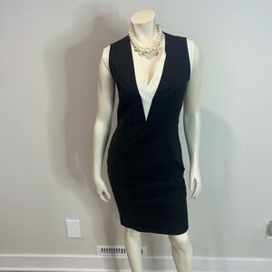 Gorgeous RW&CO. Black and White Midi Dress❤️4